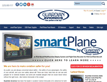 Tablet Screenshot of guardianavionics.com